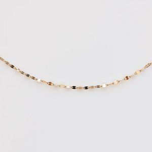 Local Eclectic Solid Gold Slim Sparkle Link Chain